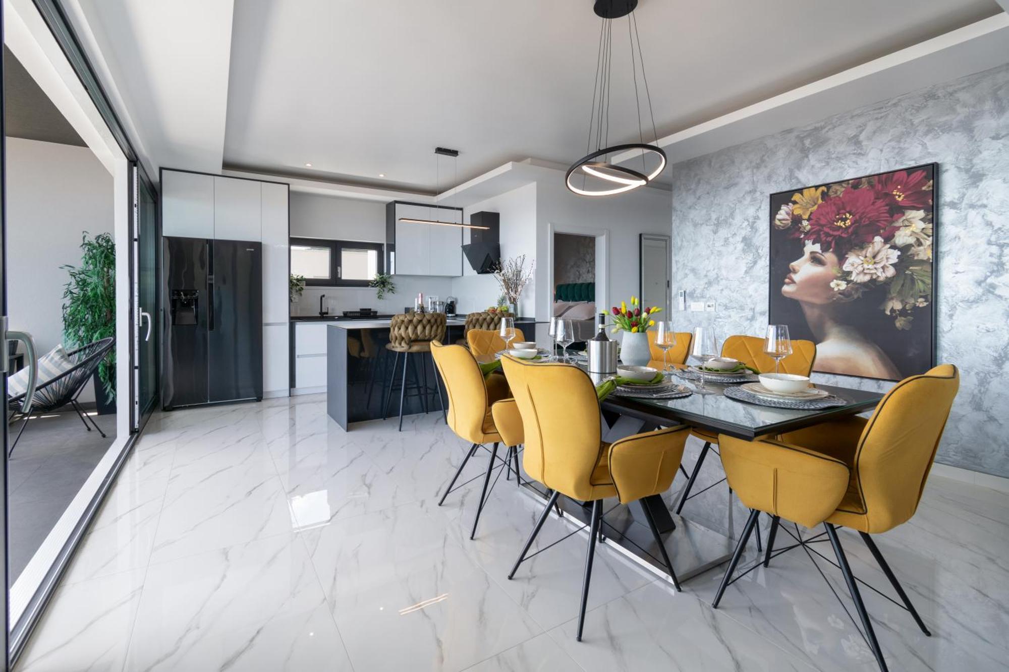 Lux Penthouse Panoramic View With Jacuzzi Daire Makarska Dış mekan fotoğraf