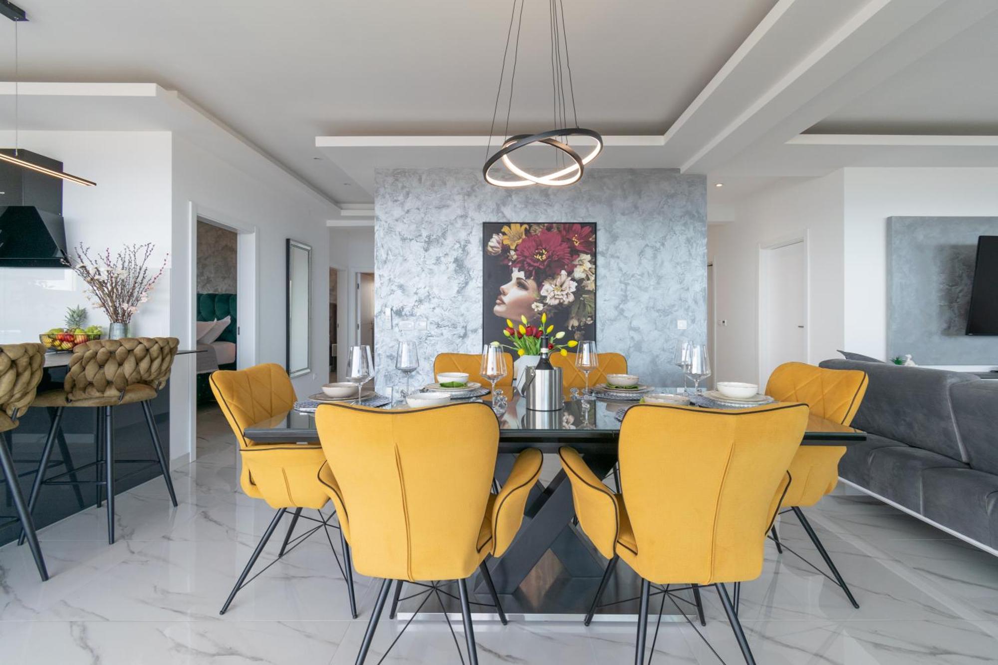 Lux Penthouse Panoramic View With Jacuzzi Daire Makarska Dış mekan fotoğraf