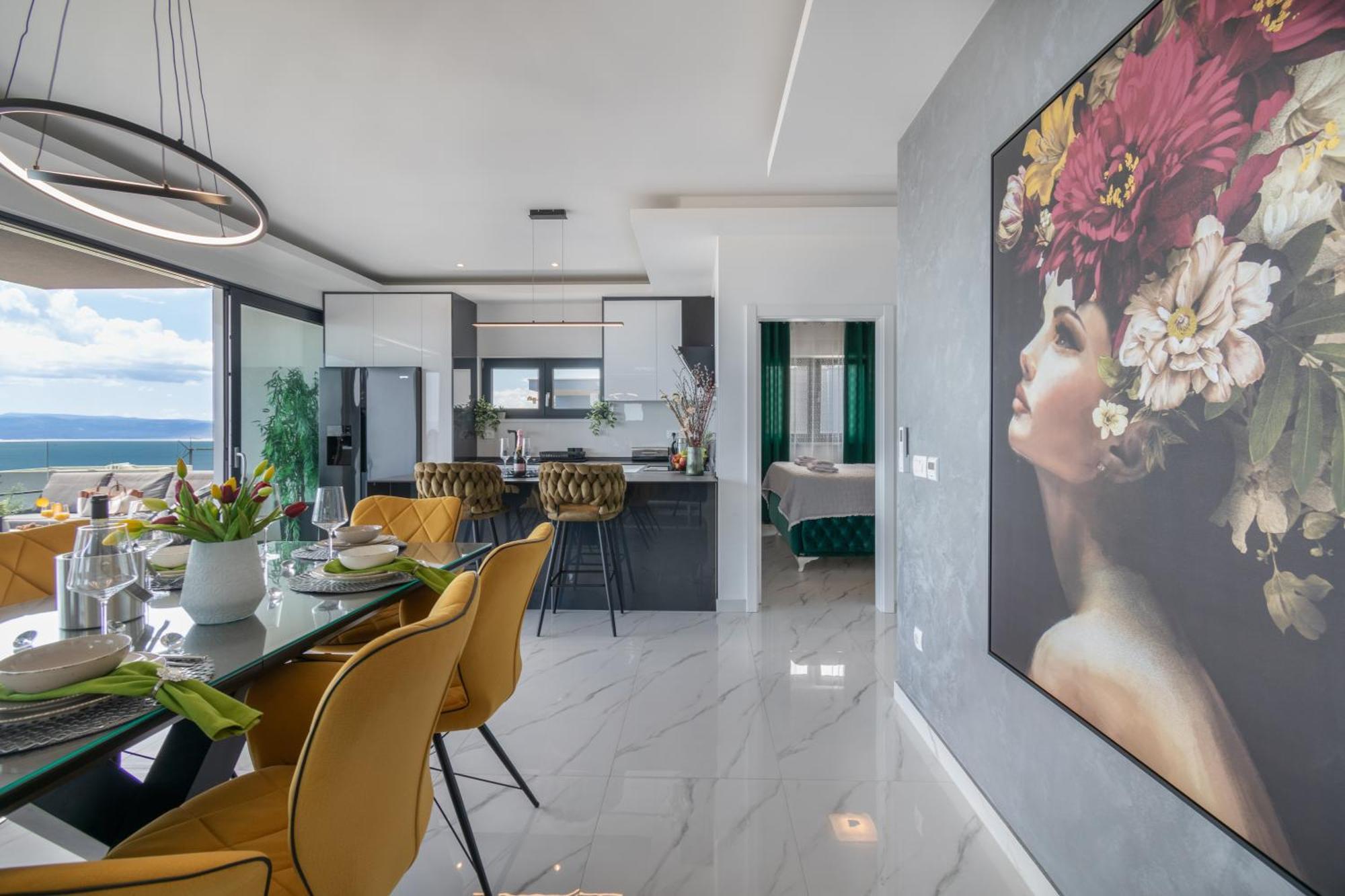 Lux Penthouse Panoramic View With Jacuzzi Daire Makarska Dış mekan fotoğraf